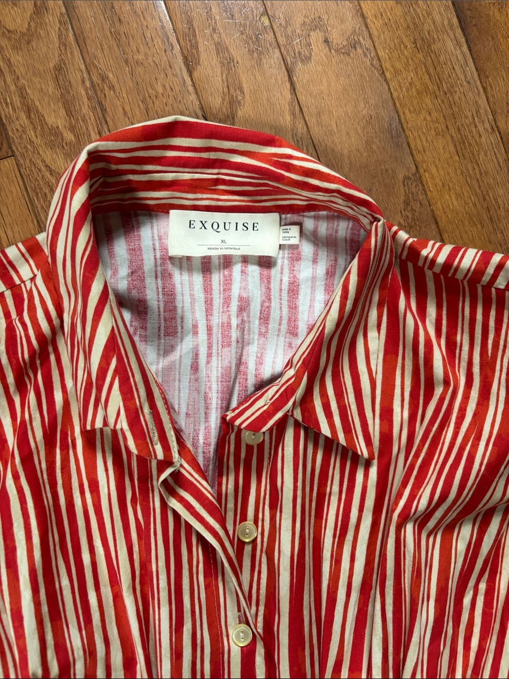 Anthropologie Exquise Tobie Midi Button-Front Dress - Picture 3 of 3